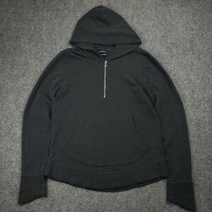 John Elliot Hoodie Mens Large Fleece Sweatshirt Pullover Half Zip Los Angeles